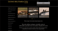 Desktop Screenshot of leonsmilitaria.com
